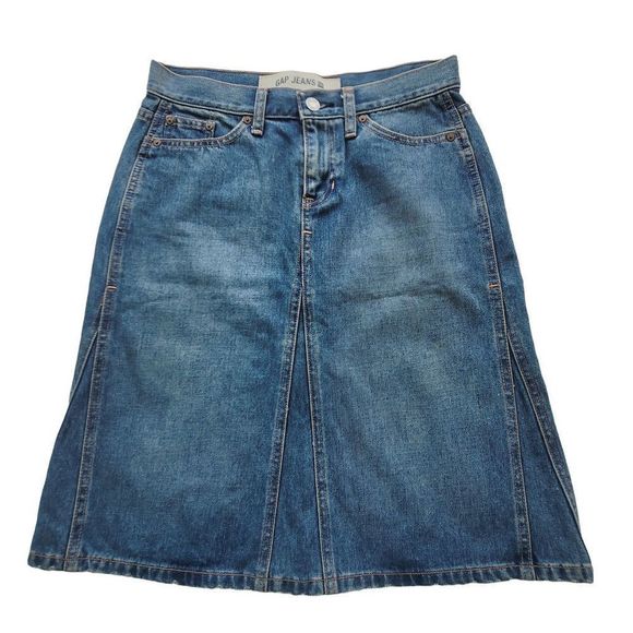 Gap Jeans High Waisted Denim Skirt - Picture 1 of 5